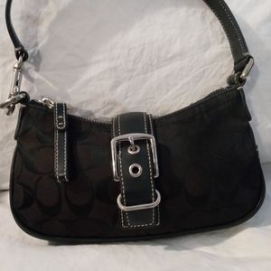 Black coach purse